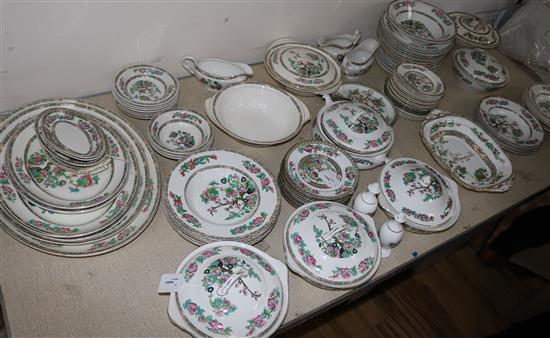 A quantity of Indian Tree matched dinner wares, various makers,